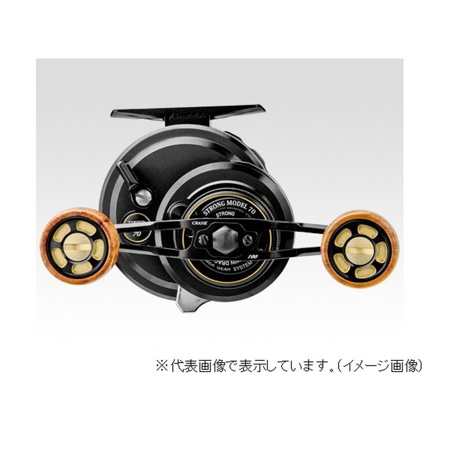 黒鯛工房 両軸リール カセ筏師 THE アスリート ディープフォース S70-BG(右) ブラック/ゴールド