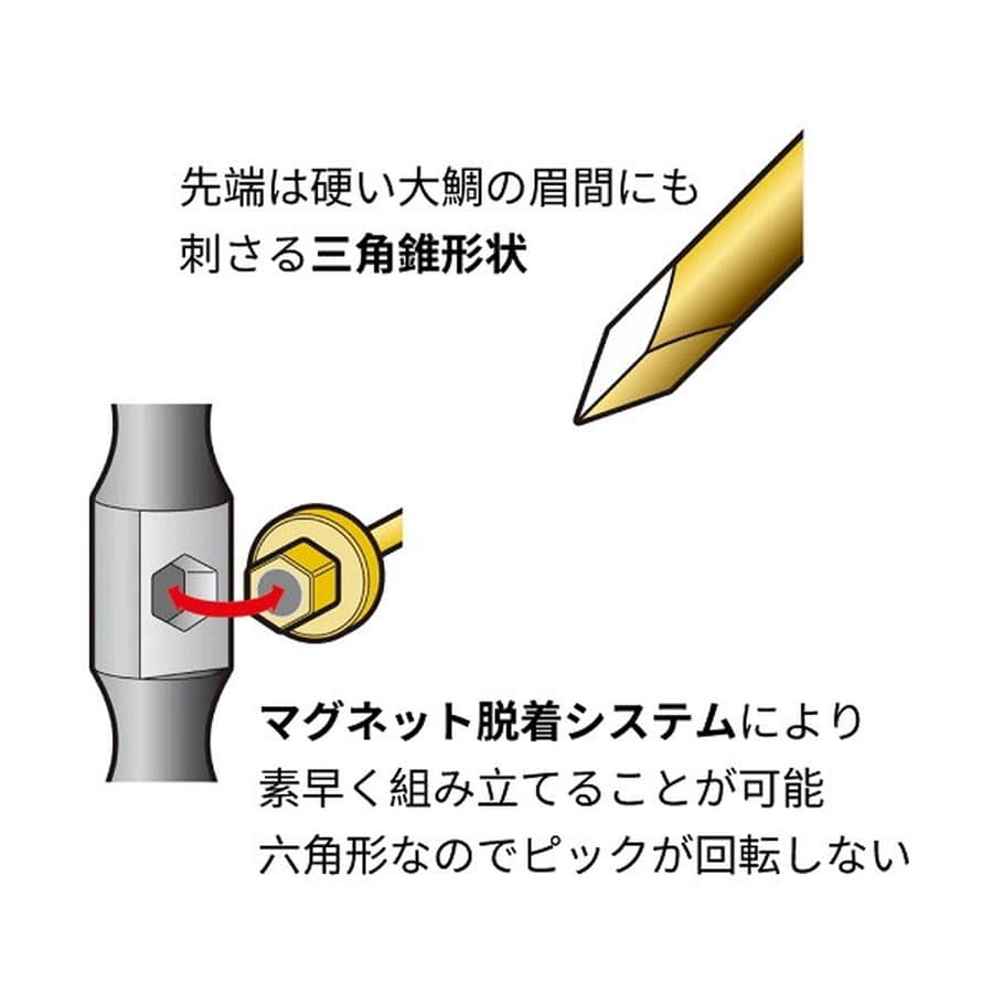ベルモント MP168 フィッシュピック 一撃 MG (BL)