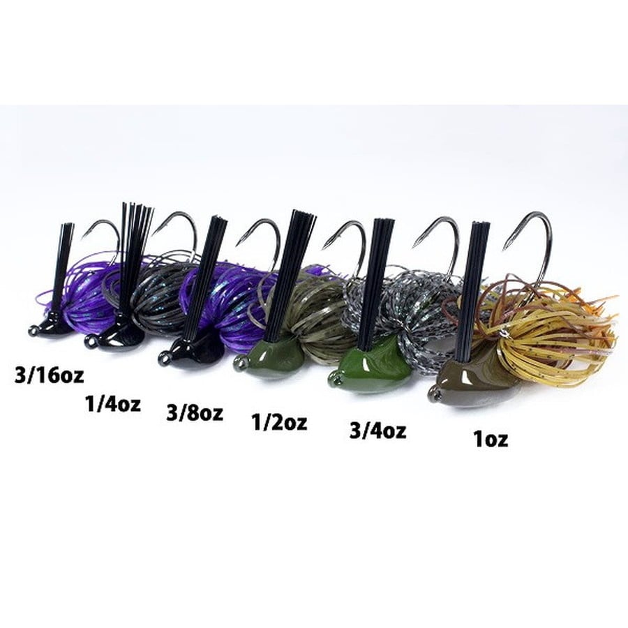 デプス ラバージグ フラットバックジグ 1/2oz #57サクラベビー