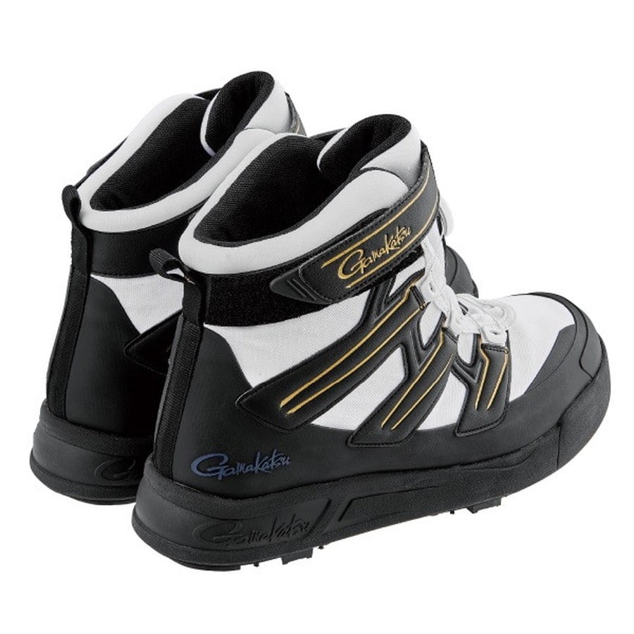 がまかつ GM4549 Gスペック スパイクシューズ ブラック/ホワイト L