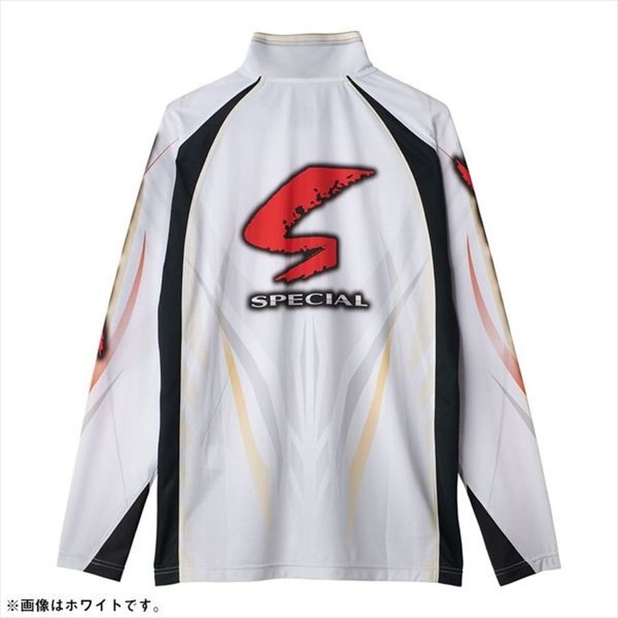 ダイワ ウェア DE-7225 スペシャルロングスリーブフルジップシャツ マグマブラック M