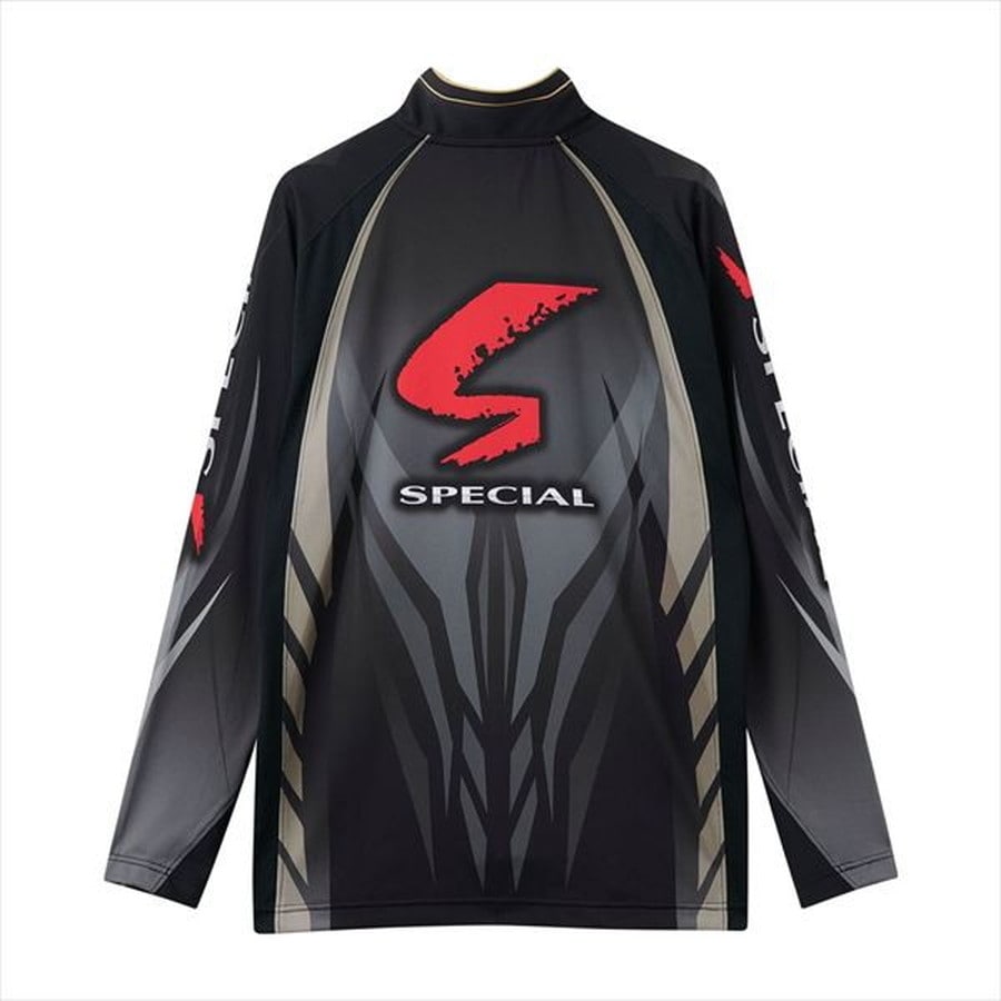 ダイワ ウェア DE-7225 スペシャルロングスリーブフルジップシャツ マスターブラック 2XL