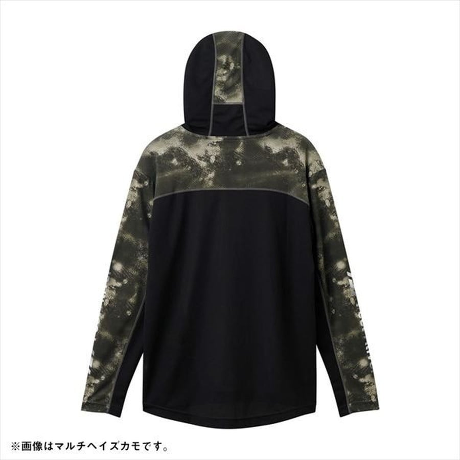 ダイワ ウェア DE-3726 ボートゲームフーディーシャツ ホワイトヘイズカモ L