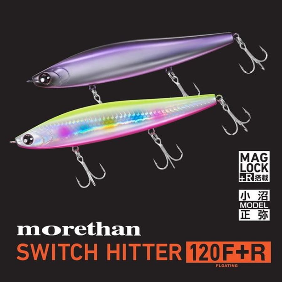 ダイワ シーバスルアー モアザン スイッチヒッター120F+R マットライムピンクベリー