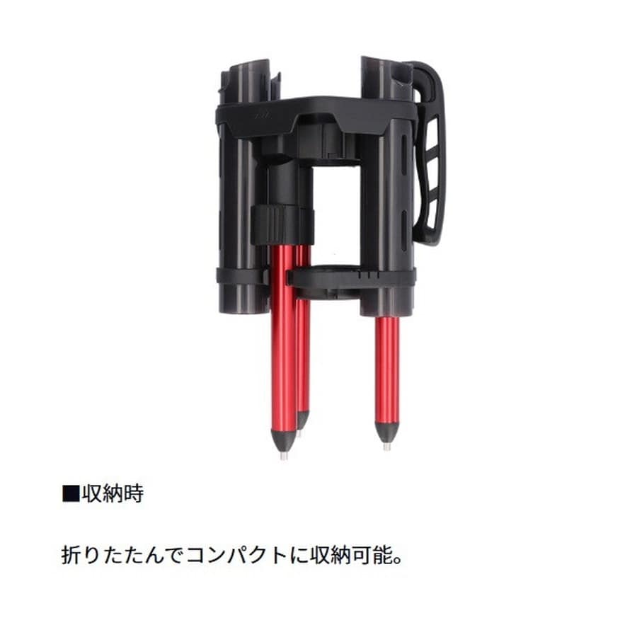 ダイワ ライトルアーロッドスタンドα302 レッド