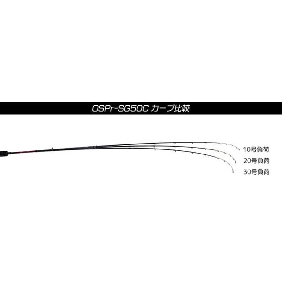 クレイジーオーシャン オフショアロッド オーシャンスピア リファイン OSPr-SG50C (ベイト/2ピース)