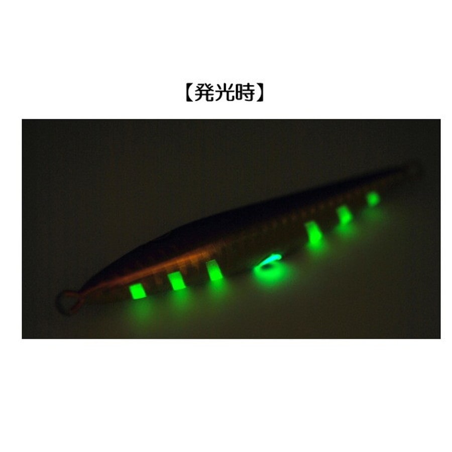 ライズジャパン メタルジグ ライズジグ SLJ 100g #RJ08 UV赤金ゼブラグロー