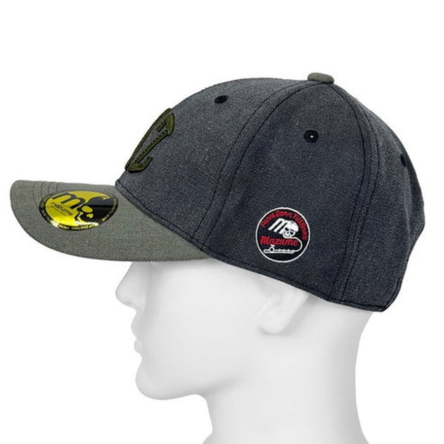 オレンジブルー 帽子 MZCP-850 mazume ウォッシュキャップ ブラック フリー