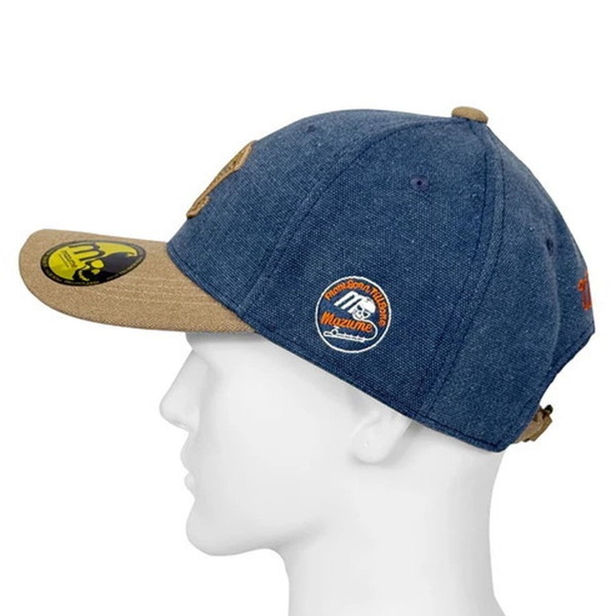 オレンジブルー 帽子 MZCP-850 mazume ウォッシュキャップ ネイビー フリー