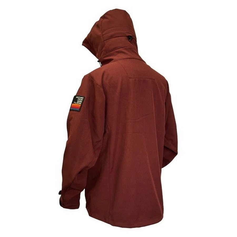 オレンジブルー 防寒服アウター MZFW-874 mazume ウインドカットジャケット ブラウン M