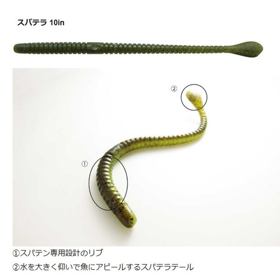 一誠 イッセイ ワーム スパテラ 10インチ #50 ムラカミスペシャル