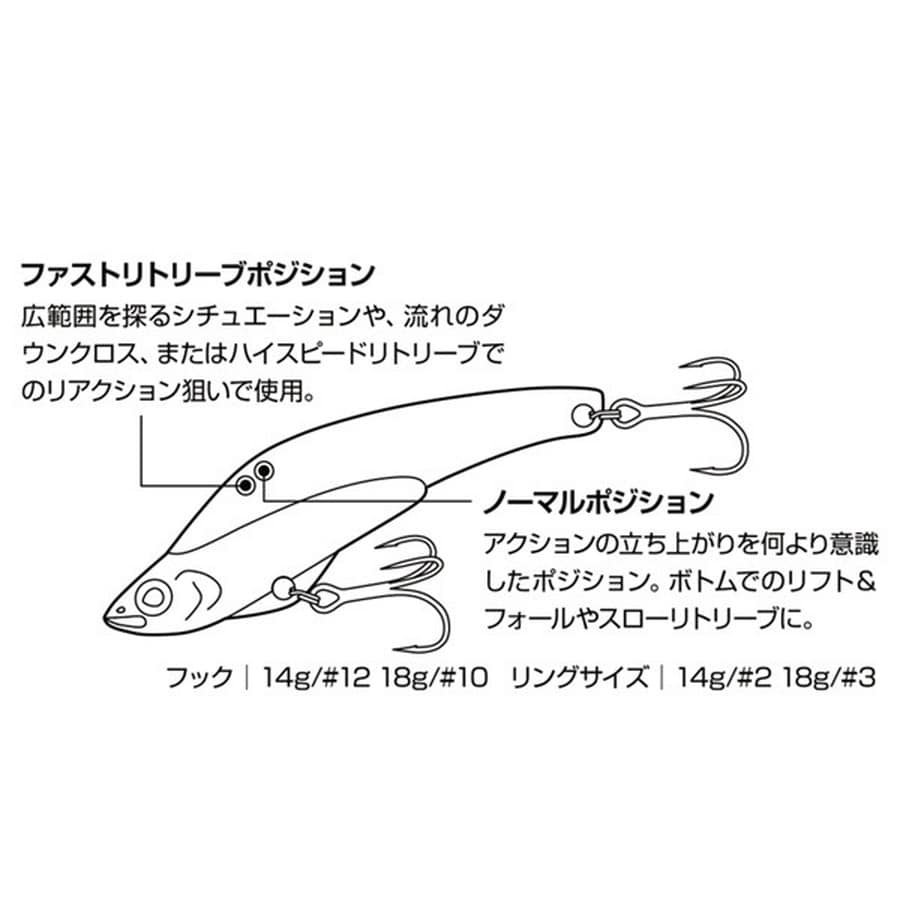 OSP シーバスルアー DELGADO 18gMJ36レッドヘッド