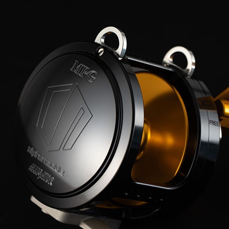 アリゲーター 両軸リール バトル20GT BG-R alphatackle LTD BLACK GOLD(右)