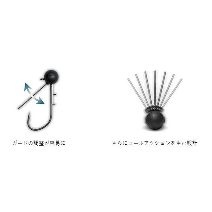 RYUGI リューギ ジグヘッド リューギ R2012モノガードヴェスパG2 #1 1/16oz