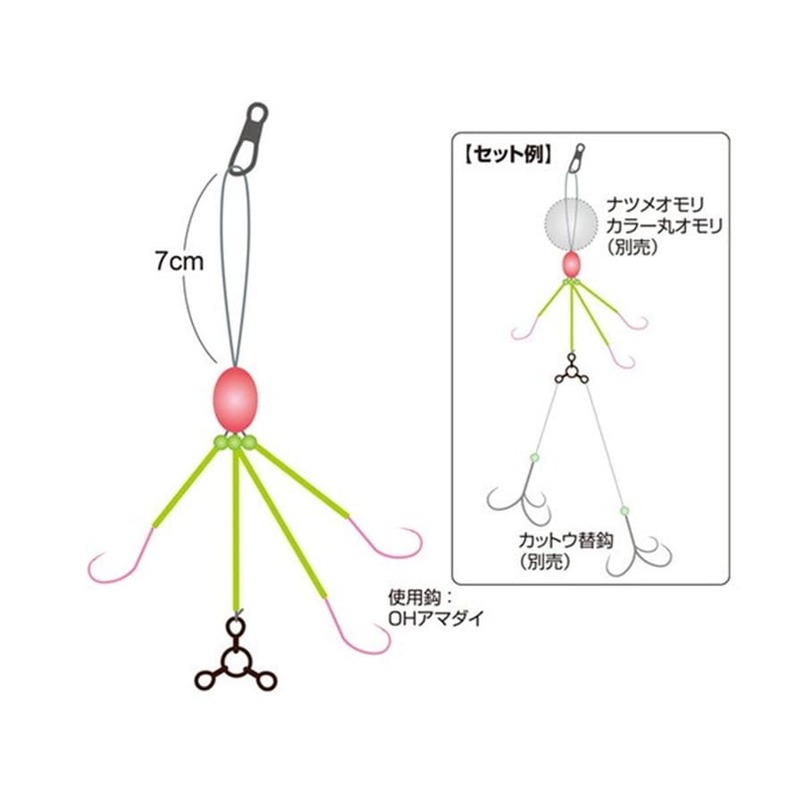 オーナー 仕掛け ふぐカットウチラシダブル掛ケ 13