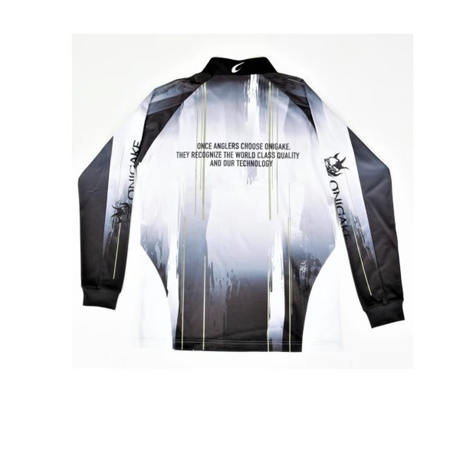 フリーノット ウェア YT412G 鬼掛 ジップアップシャツ ホワイト L