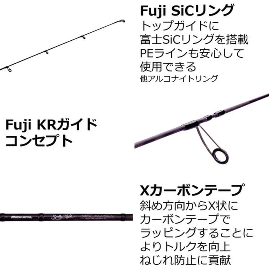 アブガルシア ソルティースタイル メバル SYMS-762L (スピニング・2ピース)