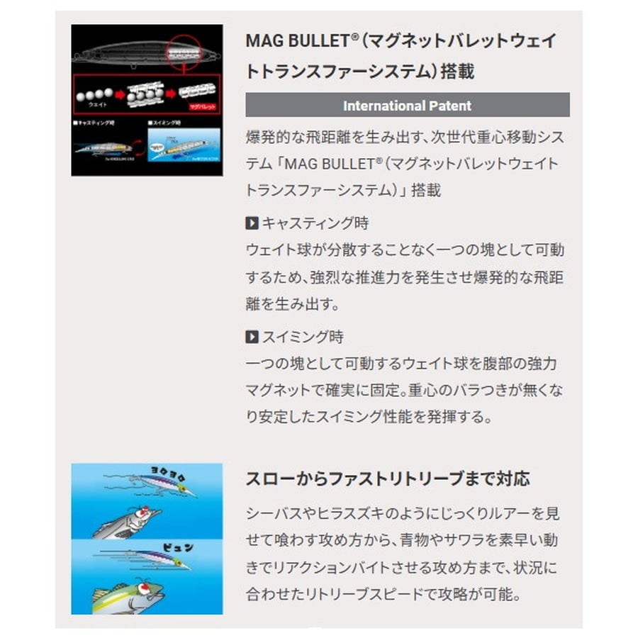 デュエル オフショアプラグ ハードコア バレットファスト (S) 120mm 14 MCL マットチャート