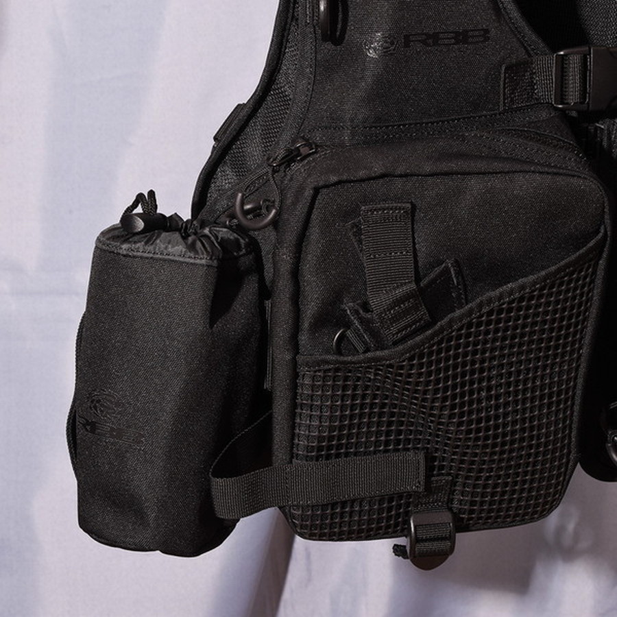 双進 ライフジャケット RBBタイドゲームベストII CA フルブラック(キャスティングオリジナルカラー) フリー