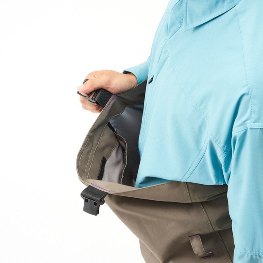 双進 ウェーダー 5449 RV AQMストリームウェーダーST グレージュ L