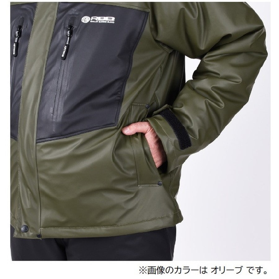 双進 防寒服アウター 7782 RBB フィッシャーマンウィンタースーツ 2 オリーブ M