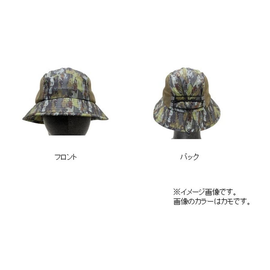 ジャッカル 帽子 HA-B001 サイドメッシュハット ブラック フリーサイズ