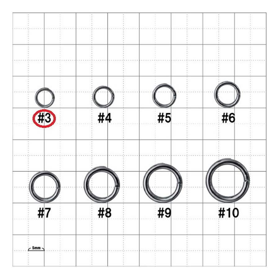 がまかつ スナップ・リング Ti スプリットリング #3