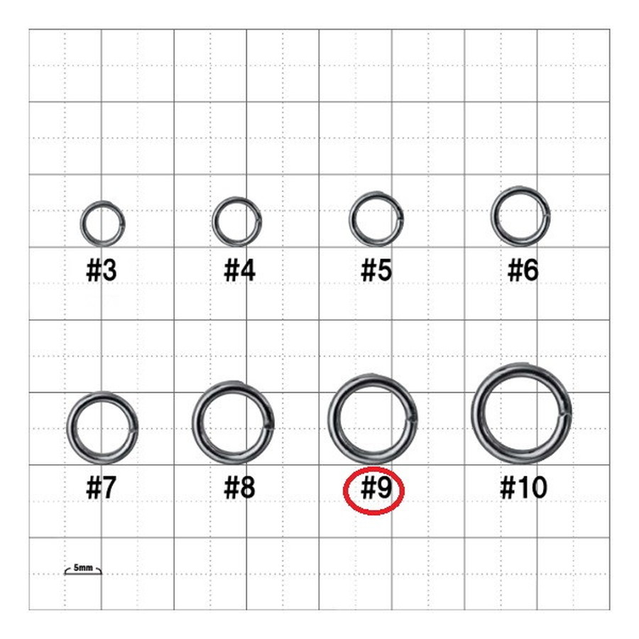 がまかつ スナップ・リング Ti スプリットリング #9