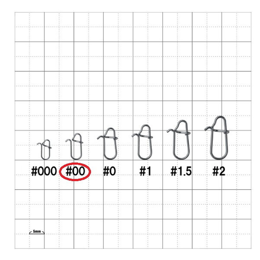 がまかつ スナップ・リング Ti スナップワイド #00