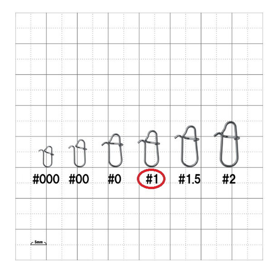 がまかつ スナップ・リング Ti スナップワイド #1