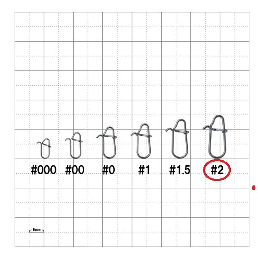 がまかつ スナップ・リング Ti スナップワイド #2
