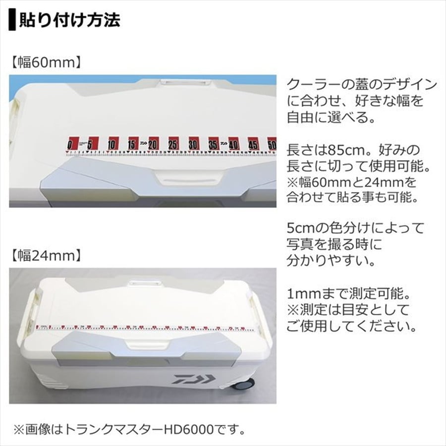 ダイワ CPメジャーステッカーロング ブルー