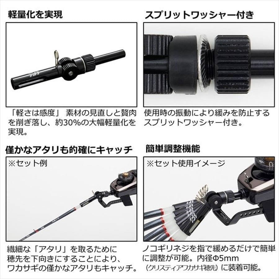 ダイワ クリスティアワカサギ可変アダプター(A)AIR ブルー