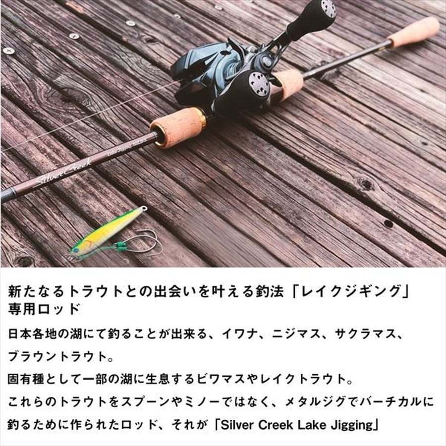 ダイワ トラウトロッド シルバークリーク レイクジギング 63LB-T(ベイト 2ピース)