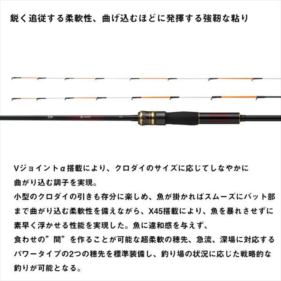 ダイワ 筏竿 BJイカダ 157・J(2ピース)