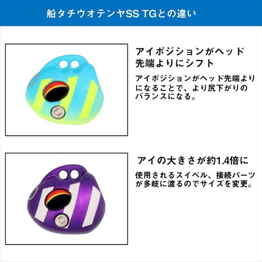 ダイワ 仕掛け 船タチウオテンヤSS40 TG 早掛けショート フルグリーングロー