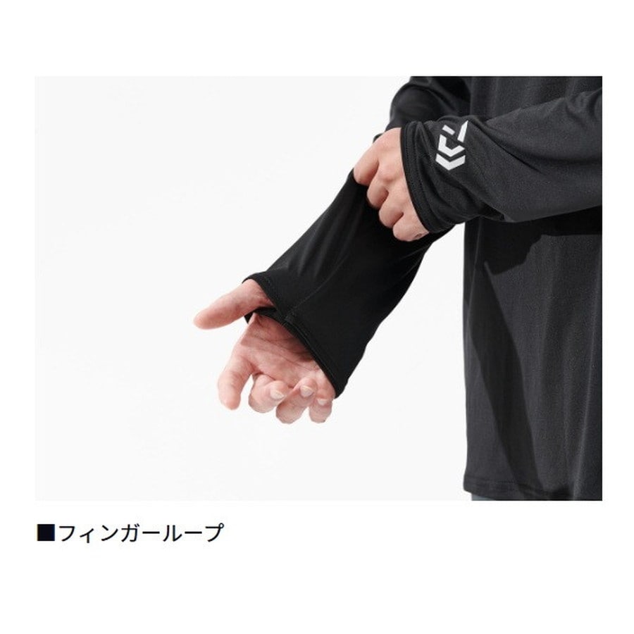 ダイワ ウェア DE-6025 ICEDRY ラッシュガードハイネック ガンメタル 2XL