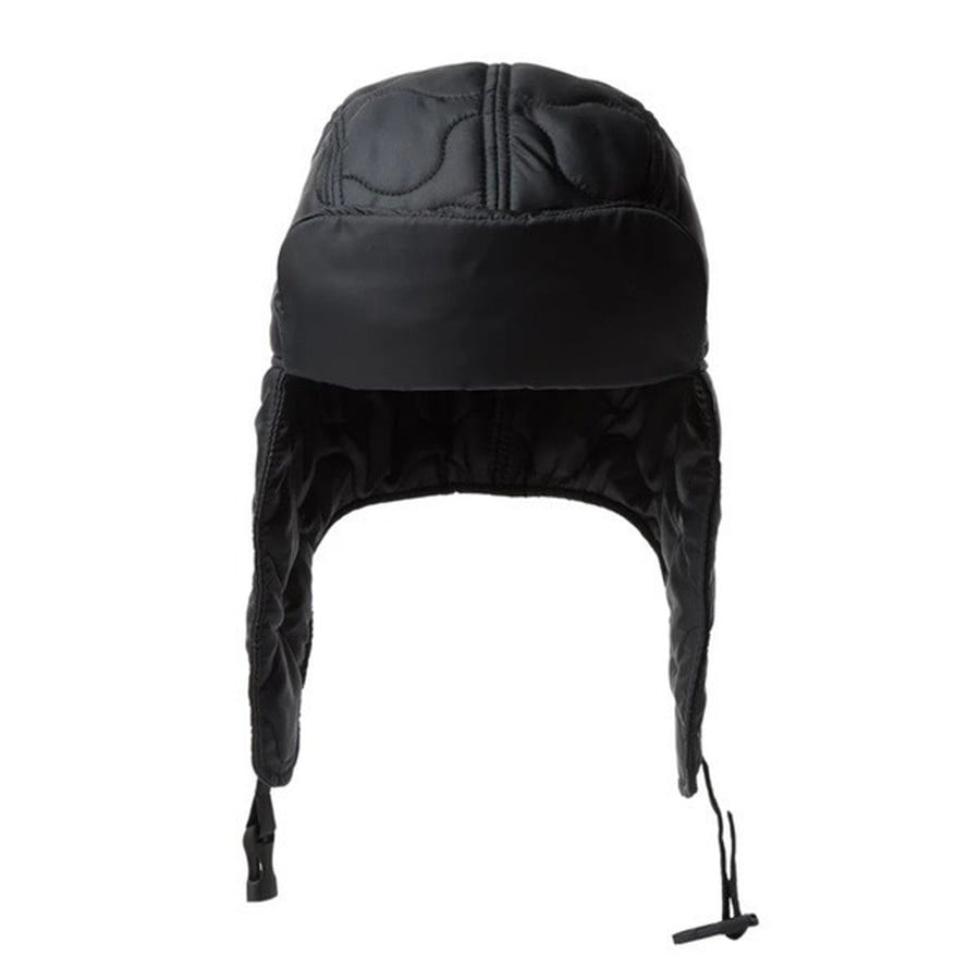 ニューエラジャパン 防寒帽子 トラッパー Militaly Quilt Water Repellent ブラック XL(63cm)