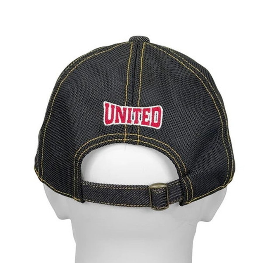 オレンジブルー 帽子 MZCP-851 mazume メッシュキャップ デニム ブラック フリー