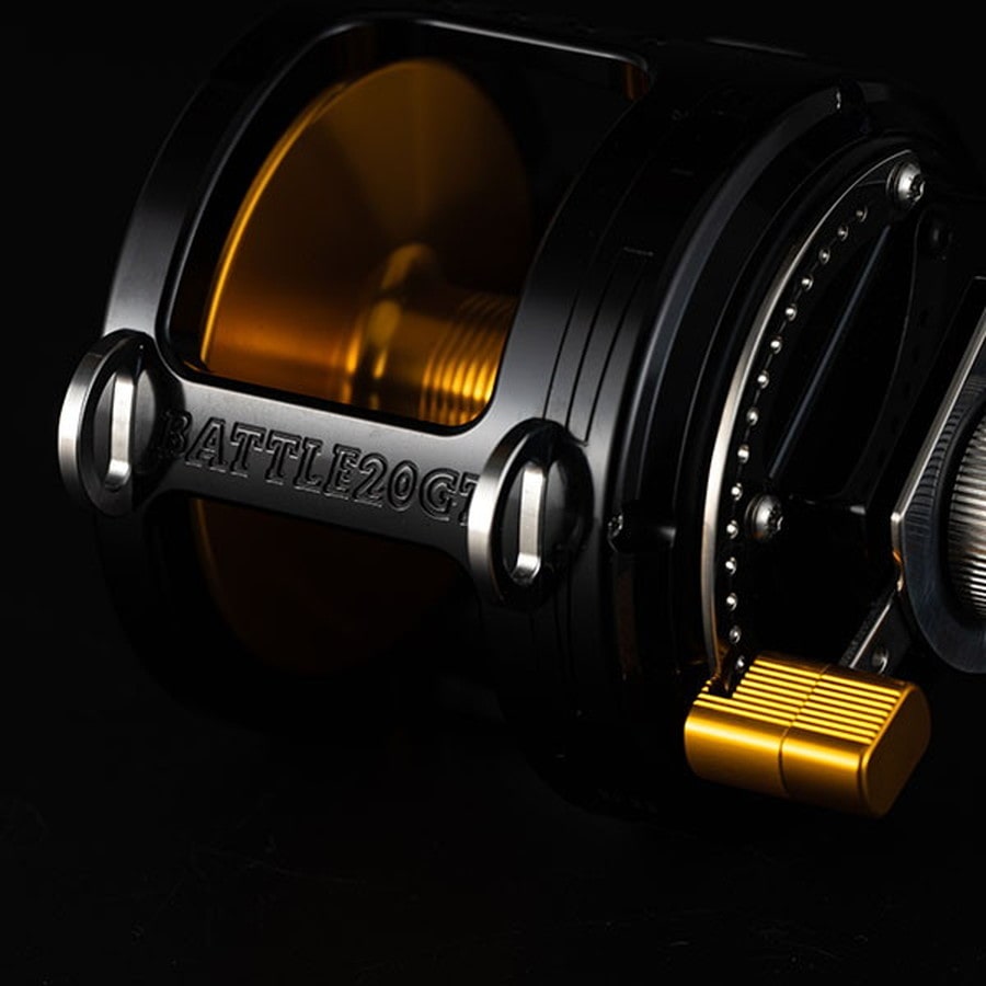 アリゲーター 両軸リール バトル20GT BG-R alphatackle LTD BLACK GOLD(右)