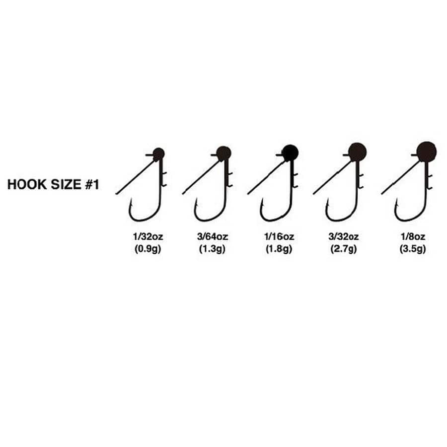 リューギ ジグヘッド R2012 モノガードヴェスパG2 3/32oz(2.7g)