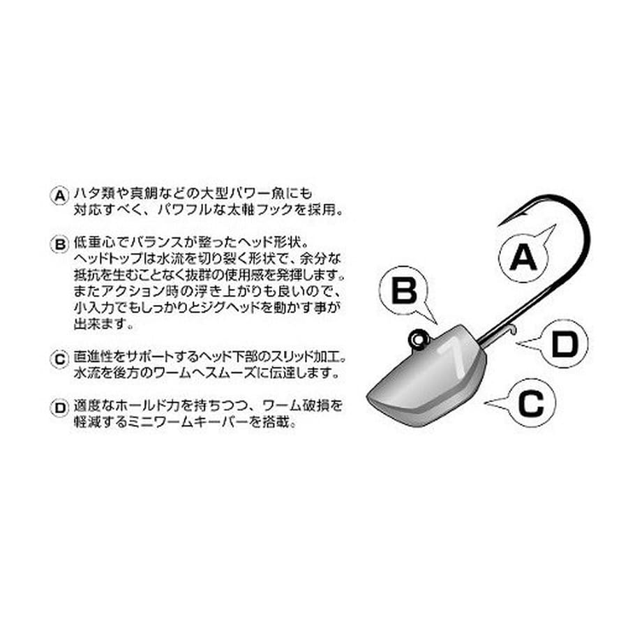 マグバイト ジグヘッド MB11 MDヘッド #2 10g