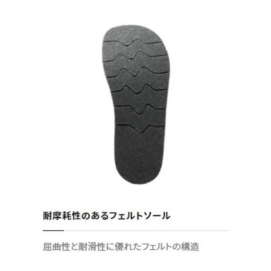 シマノ KT-002V ジオロック カットフェルトソールキット 中割 ダークグレー L