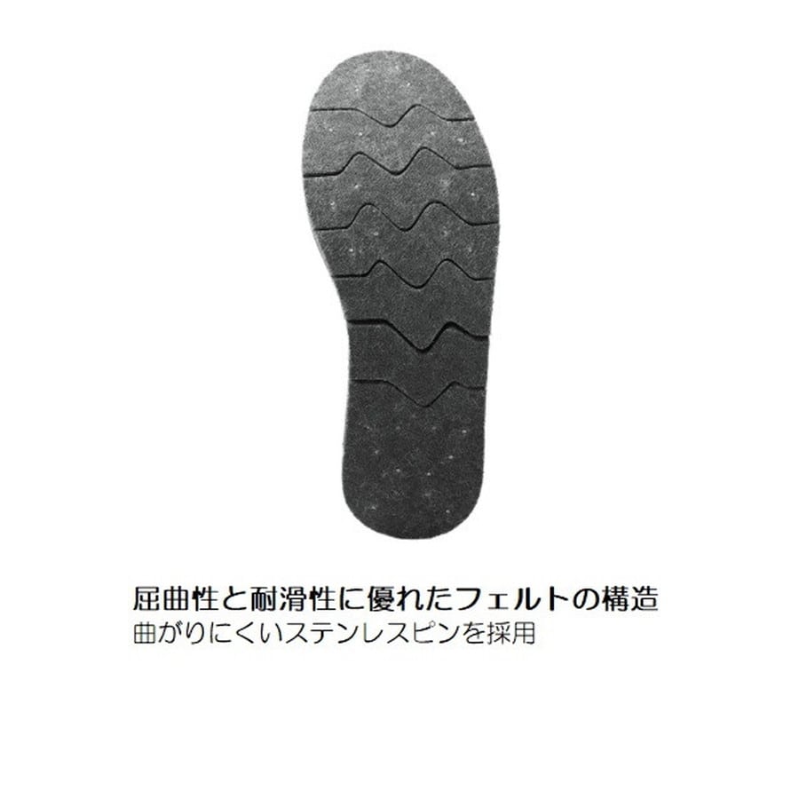 シマノ KT-003V ジオロック カットピンフェルトソールキット C ダークグレー XS