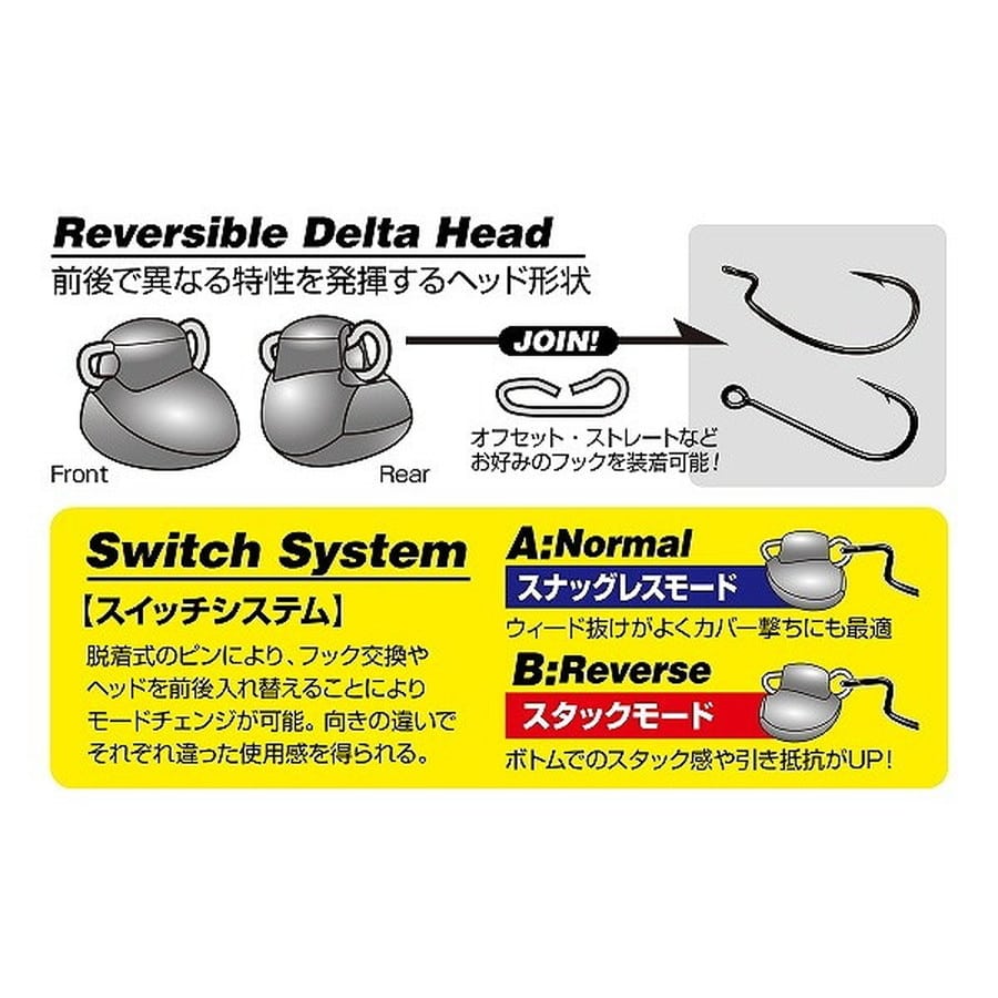 デコイ シンカー DS-13 スイッチヘッド 5g