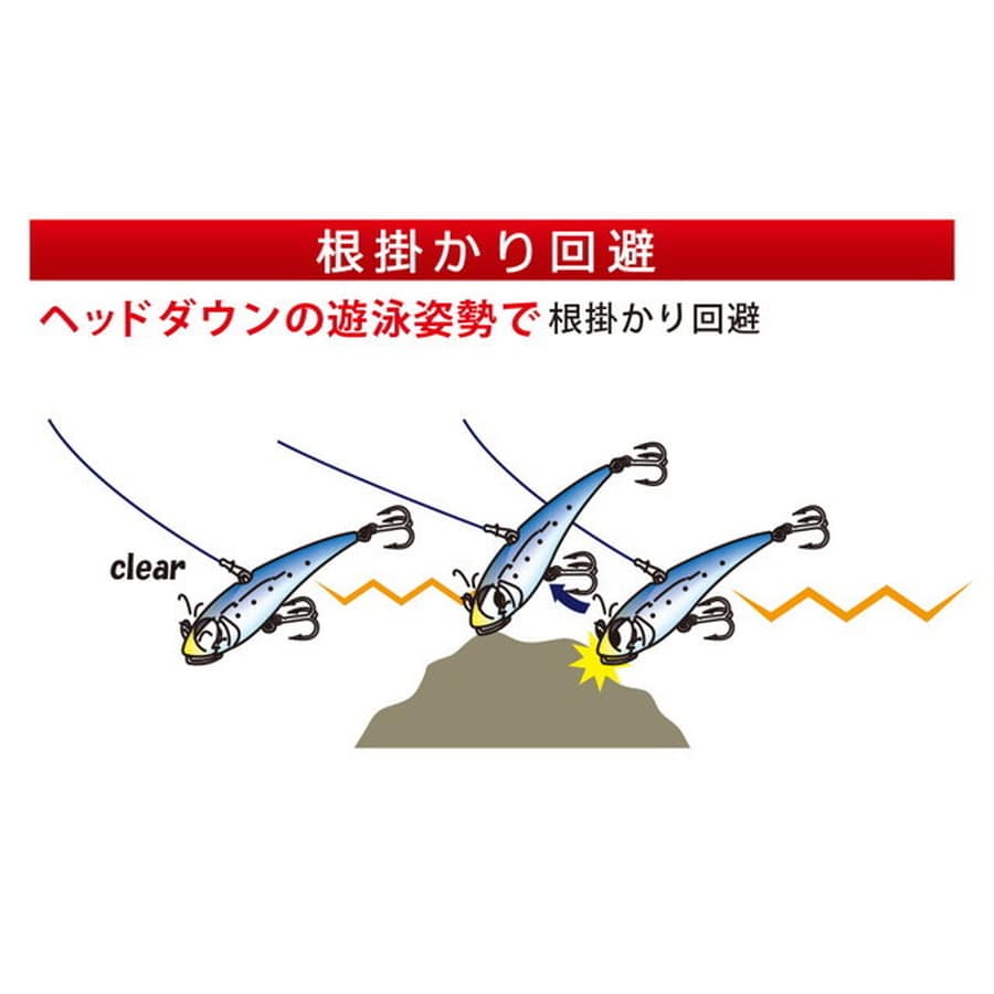 デュエル ハードコアソリッドバイブ (S) 65mm HSTI ストライクイワシ