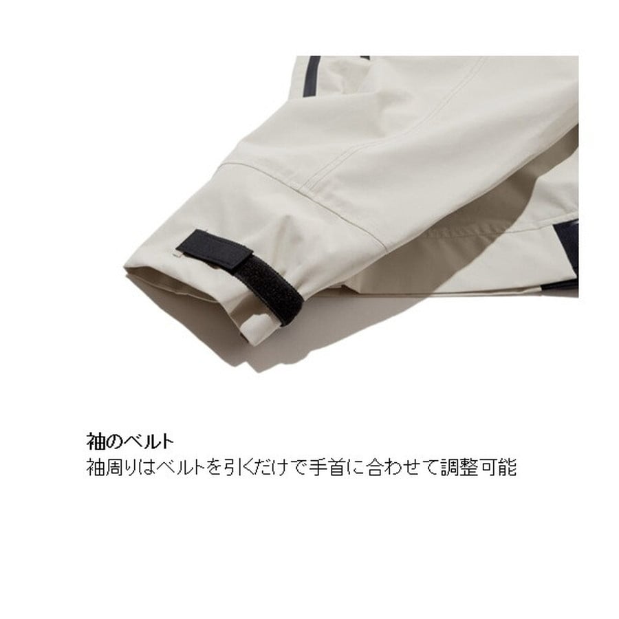 ジャッカル レインウェア JA-A003 ウェーディングショートジャケット エクリュ XL