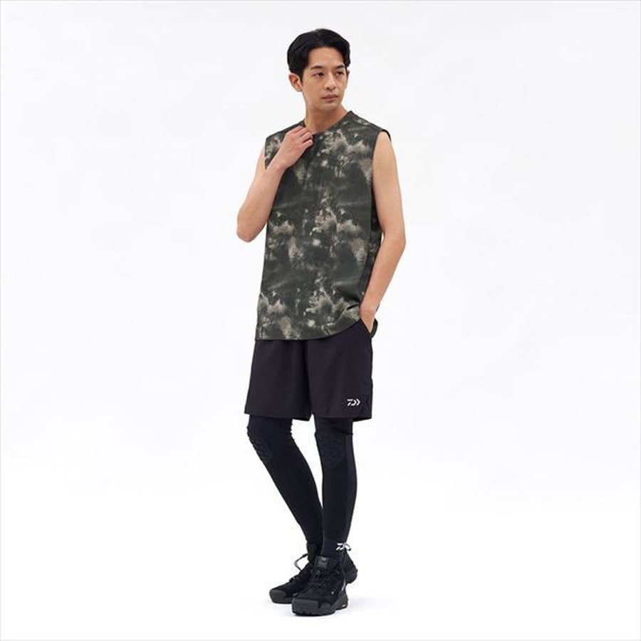 ダイワ ウェア DE-9626 スリーブレスシェードシャツ マルチヘイズカモ XL