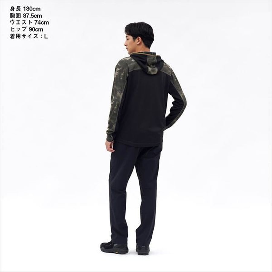 ダイワ ウェア DE-3726 ボートゲームフーディーシャツ ホワイトヘイズカモ L