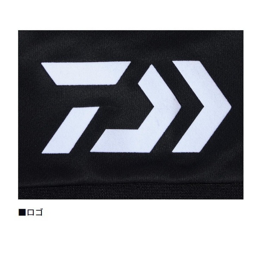 ダイワ ウェア DE-7925 半袖ポロシャツ オレンジ×ブラック M